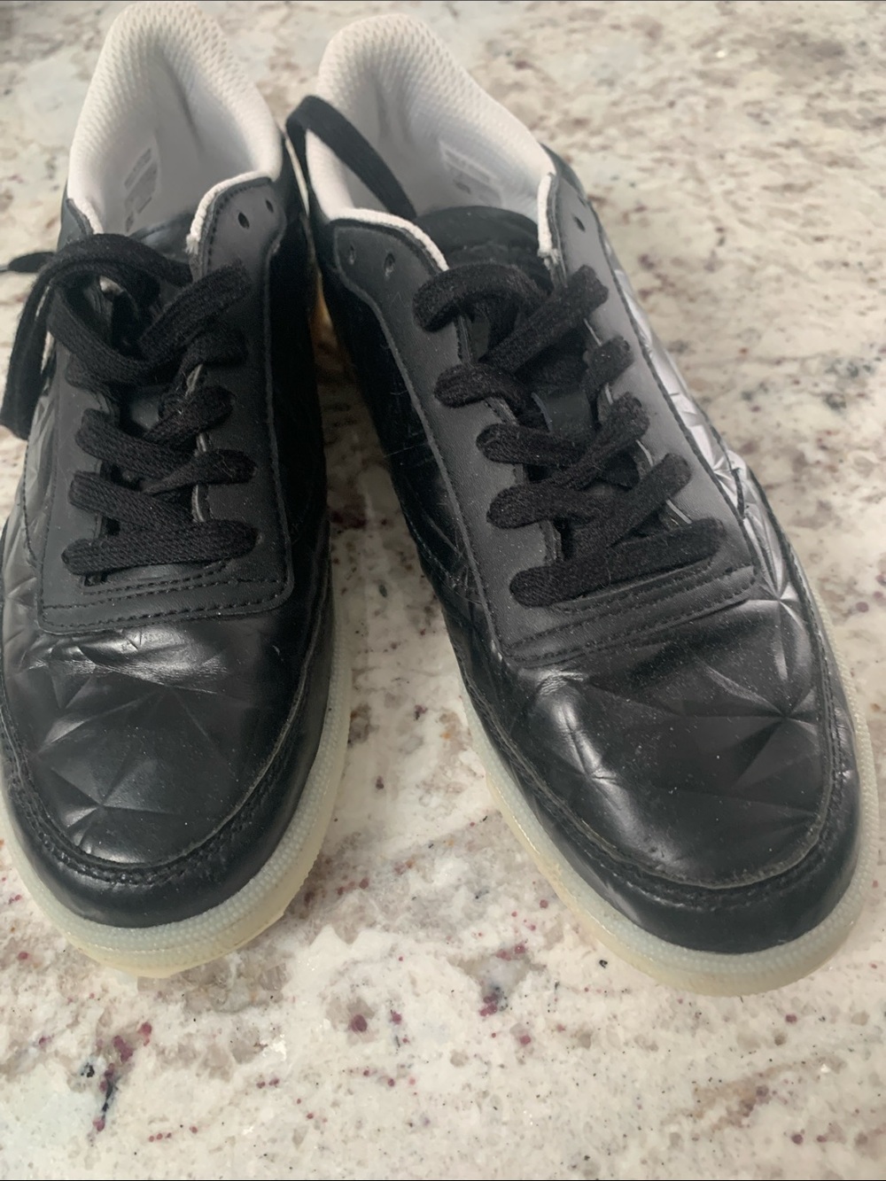 Women’s Reebok black sneakers